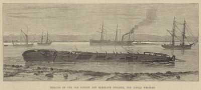 Resti del vecchio piroscafo Londra e Ramsgate, il Little Western da Henry Spernon Tozer
